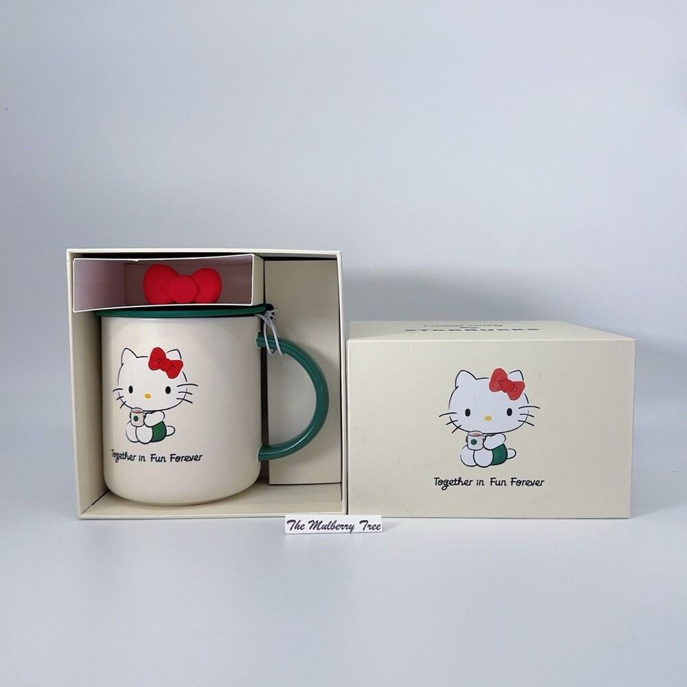 Starbucks X Hello Kitty Sanrio 2025 Mug 16oz 473ml Limited Edition Gift Box New
